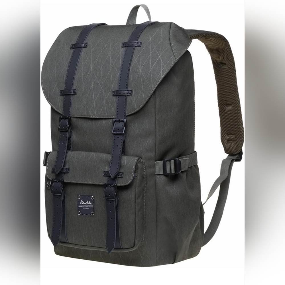🔥KAUKKO🔥 Laptop Travel Backpack🔥 Outdoor Rucksack Fits 15.6 Inch Laptop NWT - Picture 2 of 7